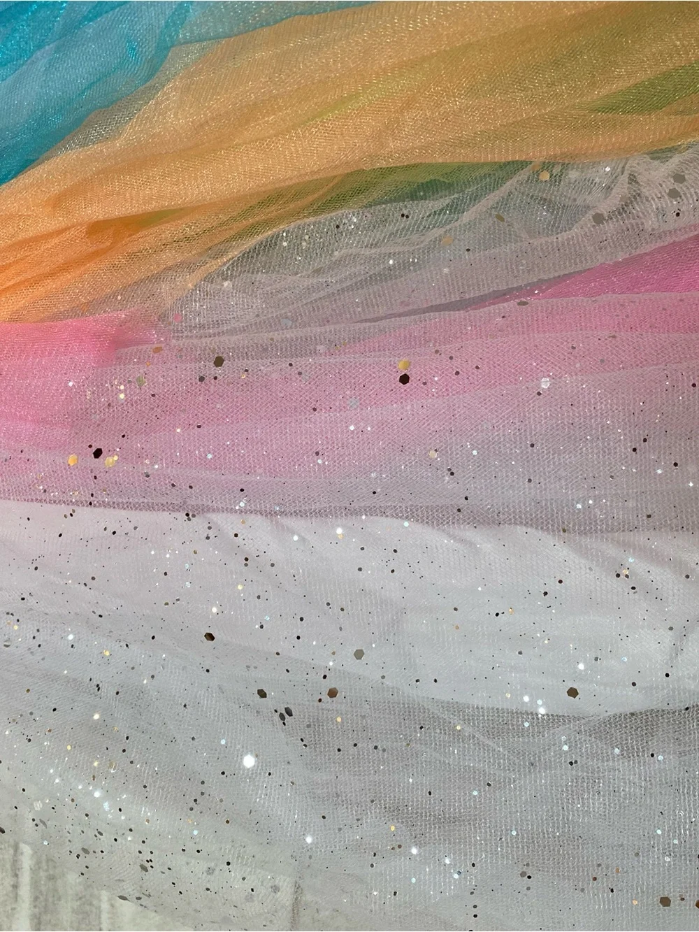Sparkle White Fairy/Princess Tulle Costume for Kids Size 6